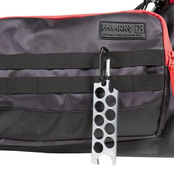 HK Army Roller Kitbag, Shroud black/red 