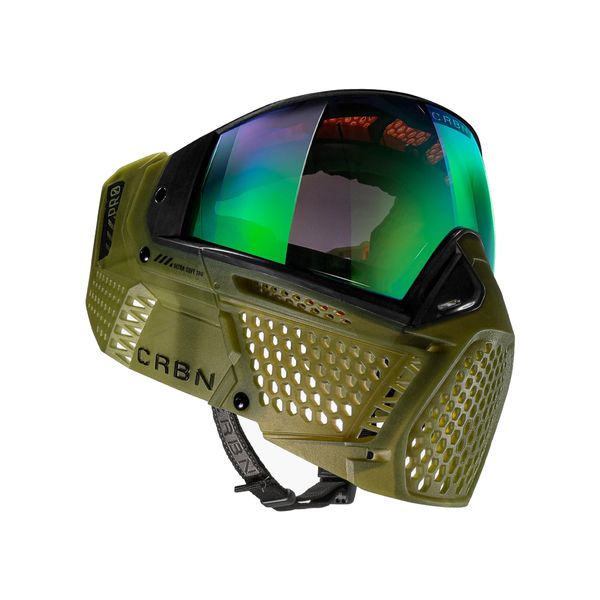 Paintball Goggle Carbon ZERO Pro Moss, olive / translucent